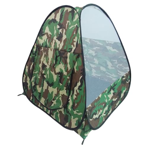 Cndiyald Teepee Zelt für Kinder Tipee Zelt für Kinder in Aufwärtszelt für Kinder 3+ Craltlapsible Kinder Spielen Zelt in Indoor Outdoor Camouflage Playhouse Trep Play Tent Boosts Imagination 35x35x35 von Cndiyald