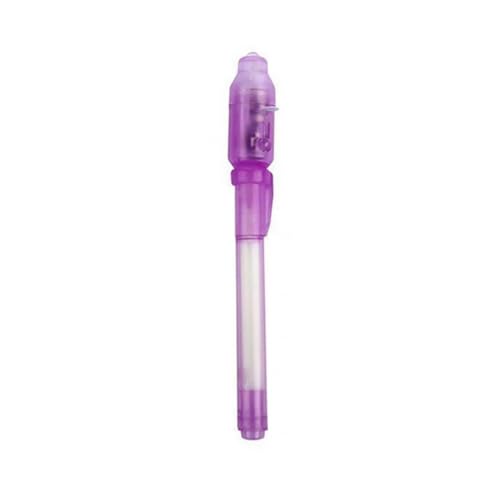 Cndiyald Unsichtbarer Tintenstift Magic Security Marker Stift mit UV -Taschenlampe für geheime Nachricht von Cndiyald