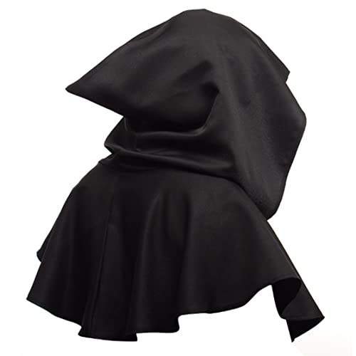 Hexe Cowl Erwachsene Halloween Kostüm Sense Reaper Hoodie Kapuze Cape Cape Death Cosplay mittelalterliche Motorhöhle Kleid von Cndiyald