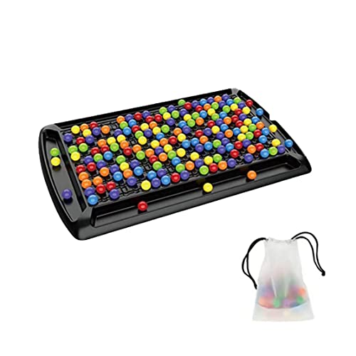 Cndiyald Rainbow Ball Elimination Game Interactive Rainbow Perlen Schachbrettspiel Spielzeugset Set von Cndiyald