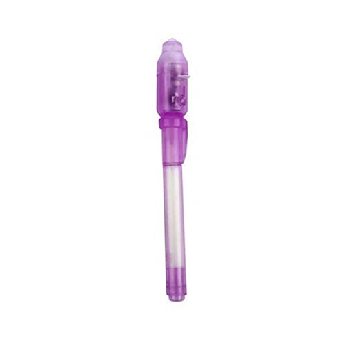 Stift mit UV Light Invisible Ink Stift Magic Security Marker Stift mit UV Taschenlampe für geheime Nachricht von Cndiyald