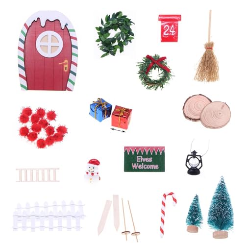 1Box Weihnachtswichtel Szene Set Sichere Materialien Interaktive Puppenhäuser Zubehör Ferienhäuser Dekoration Zwerge Set Weihnachtsszene Modell 1Box Weihnachtswichtel Szene Set Sichere Materialien Interaktive Puppenhäuser Zubehör Ferienhäuser Dekoration Zwerge Set Weihnachtsszene Modell von Cnrfeoap