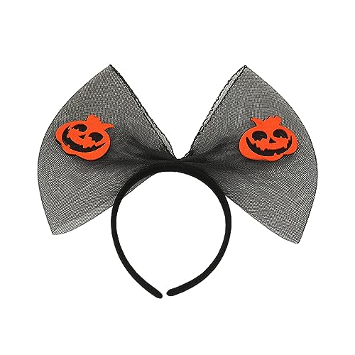 Cnrfeoap Halloween-Kostüm-Stirnbänder, elegante Haarschmuck für Bühnenauftritte und Cosplay-Kürbis-Stirnband von Cnrfeoap