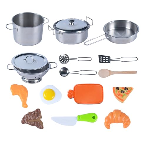 Cnrfeoap Simulation Kids Cooking Utensilien Spielzeug Tun Spielzeugküche Tun Um Kinder Kochgeschirr Kochwerkzeug Geschenk Zu Spielen von Cnrfeoap