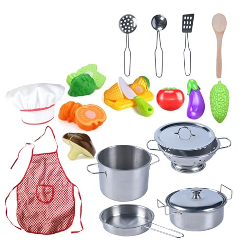 Cnrfeoap Simulation Kids Cooking Utensilien Spielzeug Tun Spielzeugküche Tun Um Kinder Kochgeschirr Kochwerkzeug Geschenk Zu Spielen von Cnrfeoap