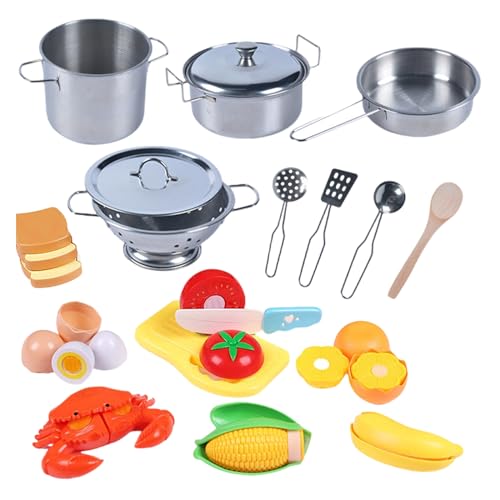 Cnrfeoap Simulation Kids Cooking Utensilien Spielzeug Tun Spielzeugküche Tun Um Kinder Kochgeschirr Kochwerkzeug Geschenk Zu Spielen von Cnrfeoap