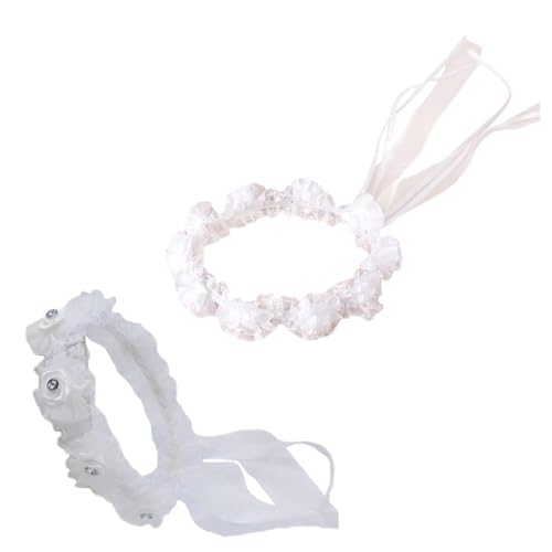 Kopfschmuck mit verstellbarem Band, Blume, Kopfschmuck, Hochzeit, Kopfschmuck, Festivals, Party, Foto-Requisiten für Prinzessinnen-Mädchen von Cnrfeoap