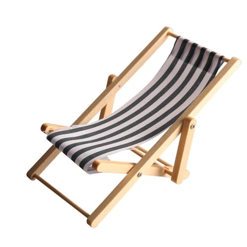 Pädagogische Dollhouses Beach Stuhl Miniaturen Holz Lounger Spielzeug So Tun Realistische Modell Deck Stuhl Modell Größe von Cnrfeoap