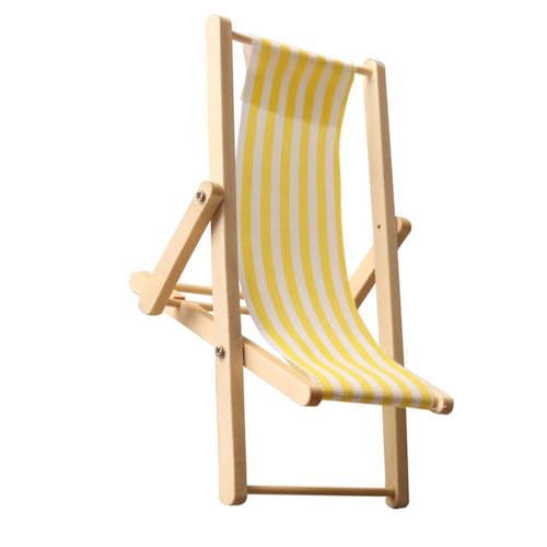 Pädagogische Dollhouses Beach Stuhl Miniaturen Holz Lounger Spielzeug So Tun Realistische Modell Deck Stuhl Modell Größe von Cnrfeoap