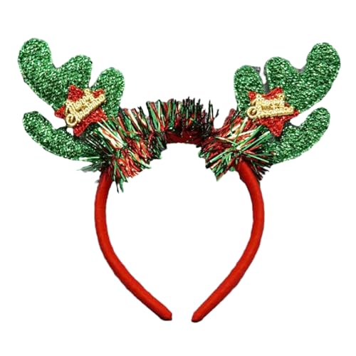 Stirnbänder mit weihnachtlichem Tierhorn, Haarschmuck für Mädchen und Damen, Feiertagsparty-Kopfbedeckung von Cnrfeoap