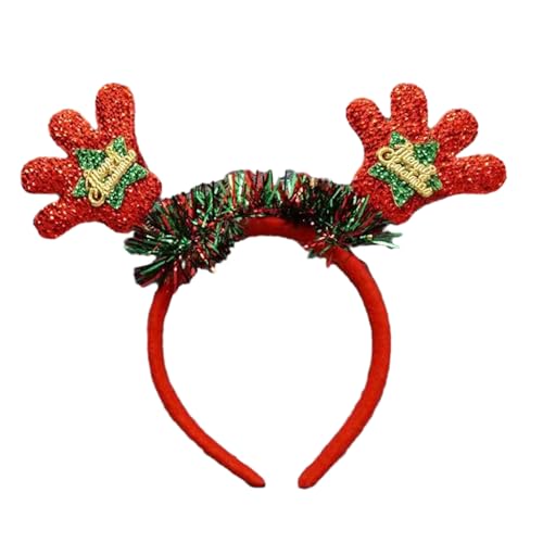 Stirnbänder mit weihnachtlichem Tierhorn, Haarschmuck für Mädchen und Damen, Feiertagsparty-Kopfbedeckung von Cnrfeoap