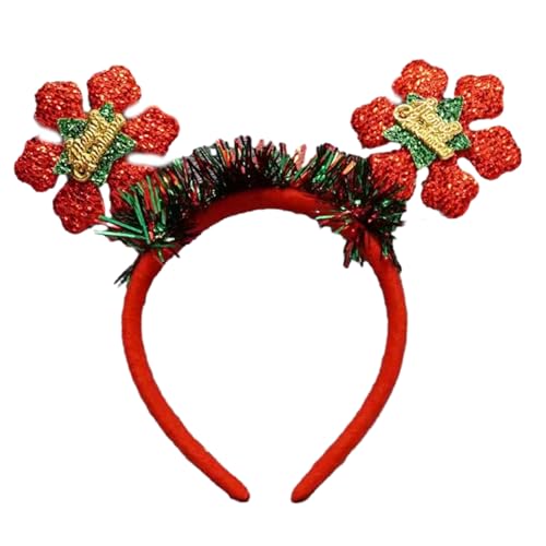 Stirnbänder mit weihnachtlichem Tierhorn, Haarschmuck für Mädchen und Damen, Feiertagsparty-Kopfbedeckung von Cnrfeoap