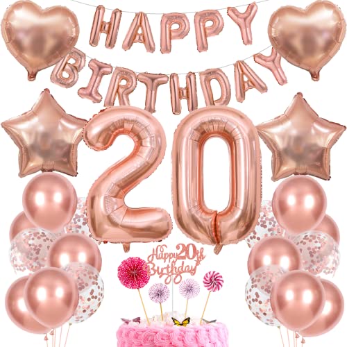 Deko 20. Geburtstag Mädchen Tortendeko 20 Geburtstag Mädchen Deko Geschenk für 20. Geburtstag Mädchen Rosegold Geburtstag 20 Mädchen 20 jahre Geburtstag deko Ballon 20 Geburtstag 20 jahre Mädchen Deko 20. Geburtstag Mädchen Tortendeko 20 Geburtstag Mädchen Deko Geschenk für 20. Geburtstag Mädchen Rosegold Geburtstag 20 Mädchen 20 jahre Geburtstag deko Ballon 20 Geburtstag 20 jahre Mädchen von Cnrose