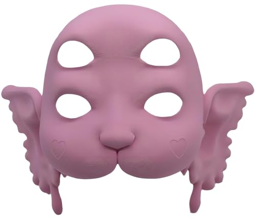 Melanie Martinez Maske K12 Cosplay Cry Baby Maske Halloween Party Maske Set (Rosa-1, Einheitsgröße) von Cnulaueu