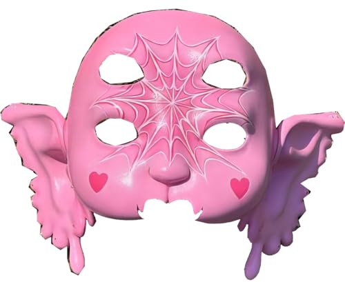 Melanie Martinez Maske K12 Cosplay Cry Baby Maske Halloween Party Maske Set (Rosa-2, Einheitsgröße) von Cnulaueu