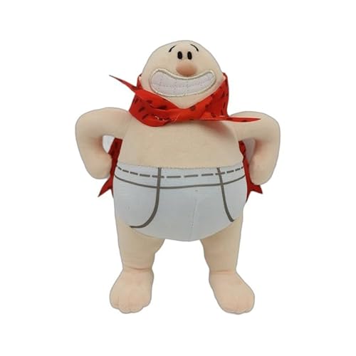 Captain Underpants Plüschtier 21,8 cm für Kinder Erwachsene Weiche Plüsch Super Hero Captain Unterhose von CoAxis