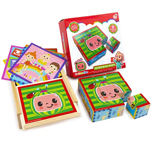 CoComelon 3D Holzblock Puzzle - CoComelon Spielzeug - Baby Sensorik Spielzeug - Frühförderungs- und Aktivitätsspielzeug - Kleinkind Spielzeug - CoComelon Puzzle - CoComelon Blöcke CoComelon 3D Holzblock Puzzle - CoComelon Spielzeug - Baby Sensorik Spielzeug - Frühförderungs- und Aktivitätsspielzeug - Kleinkind Spielzeug - CoComelon Puzzle - CoComelon Blöcke von CoComelon