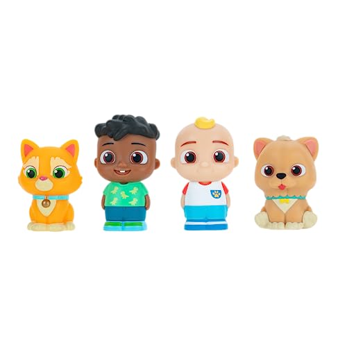 CoComelon Best Friends & Pets 4-Figuren-Set – enthält JJ, Cody, Bingo der Hund und Pickles the Cat – Spielzeug für Kinder, Säuglinge und Vorschüler CoComelon Best Friends & Pets 4-Figuren-Set – enthält JJ, Cody, Bingo der Hund und Pickles the Cat – Spielzeug für Kinder, Säuglinge und Vorschüler von CoComelon