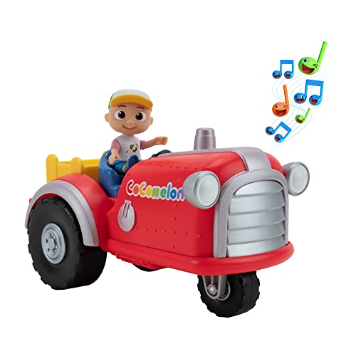 CoComelon CMW0140 Mitsing-Traktor mit Musik und exklusiver JJ Spielfigur, offizielle deutsche Sprachversion, für Kinder ab 2 Jahren von CoComelon