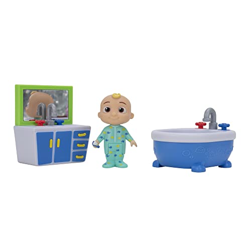 CoComelon CMW0194 Spielset Badezeit mit exklusiver JJ Figur und Zubehör, für Kinder ab 3 Jahren von CoComelon