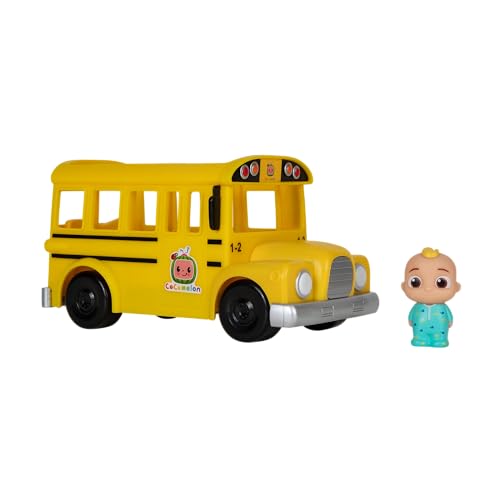 CoComelon CMW0031 Mitsing-Bus mit Musik und JJ Spielfigur, offizielle englische Sprachversion von CoComelon