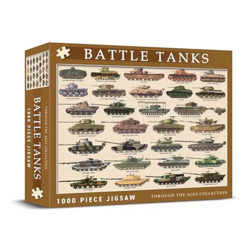 Battle Tanks Through The Ages Collection 1000 Teile Puzzle Puzzle von Coach House Partners