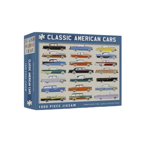 Classic American Cars Collection Puzzle, 1000 Teile von Coach House Partners