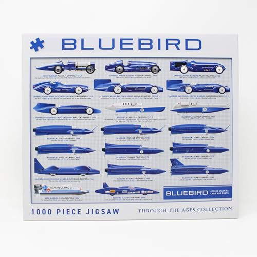 Dexc Bluebird Cars & Boats "Through The Ages Collection" Retro 1000 Teile Klassisches Puzzle, Geschenke für Männer, Herausfordernde Puzzles für Erwachsene von Coach House Partners