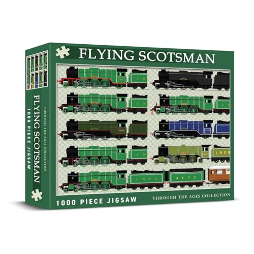 Flying Scotsman Steam Train Collection 1000 Teile Puzzle von Coach House Partners