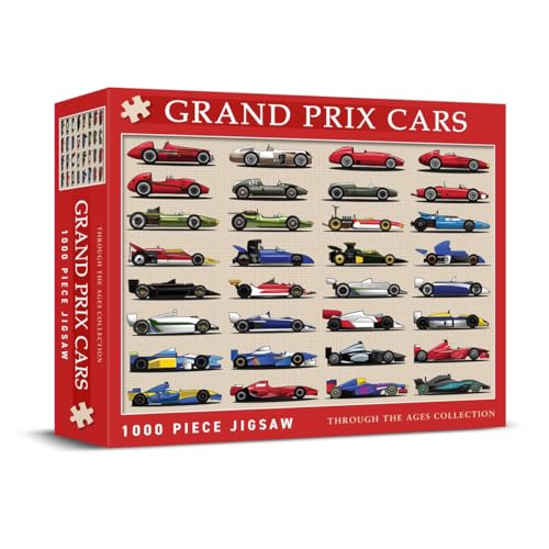 Through The Ages Grand Prix Cars Collection 1000 Teile Puzzle Puzzle von Coach House Partners