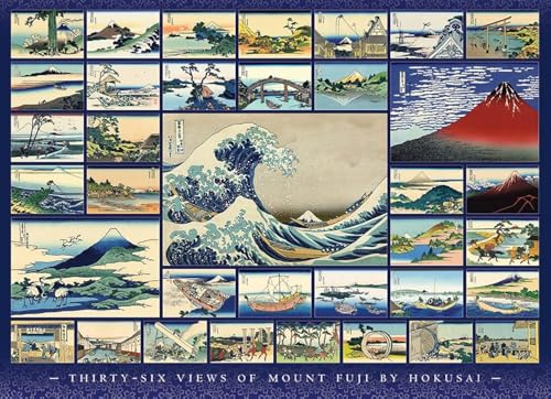 Cobble Hill 1000 Teile Puzzle – Hokusai – Musterposter im Lieferumfang enthalten von Cobble Hill