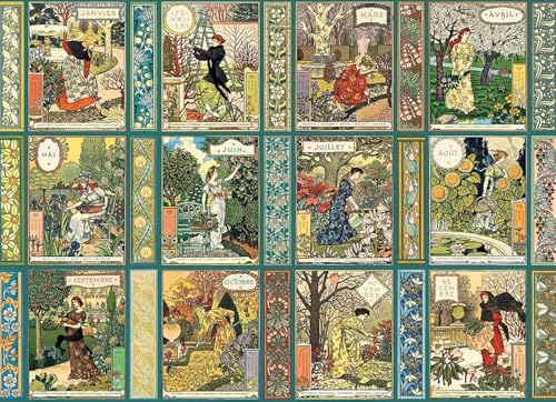 Cobble Hill 1000 Teile Puzzle – Jardiniere: A Gardener's Calendar – Musterposter im Lieferumfang enthalten von Cobble Hill