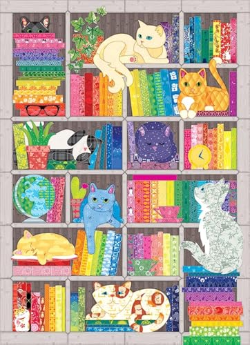 Cobble Hill 1000 Teile Puzzle – Regenbogen-Katzen-Steppdecke – Musterposter im Lieferumfang enthalten Cobble Hill 1000 Teile Puzzle – Regenbogen-Katzen-Steppdecke – Musterposter im Lieferumfang enthalten von Cobble Hill