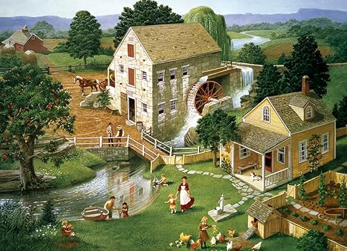 Cobble Hill 1000 Teile Puzzle – Vier Sterne Mühle – Musterposter im Lieferumfang enthalten Cobble Hill 1000 Teile Puzzle – Vier Sterne Mühle – Musterposter im Lieferumfang enthalten von Cobble Hill
