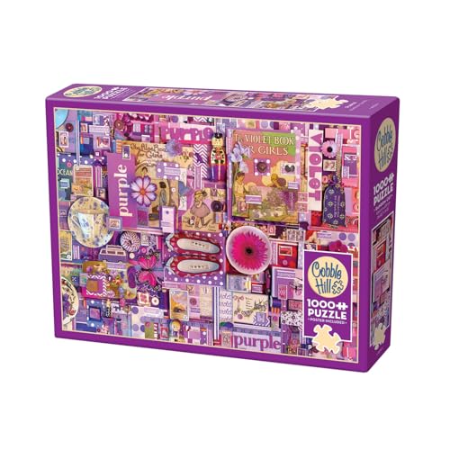Cobble Hill 3840061 Collage in Violett, 1000 Teile Puzzle inkl. Puzzleposter für Erwachsene und Kinder ab 12 Jahren, Puzzlecollage, Farbcollage Cobble Hill 3840061 Collage in Violett, 1000 Teile Puzzle inkl. Puzzleposter für Erwachsene und Kinder ab 12 Jahren, Puzzlecollage, Farbcollage von Cobble Hill