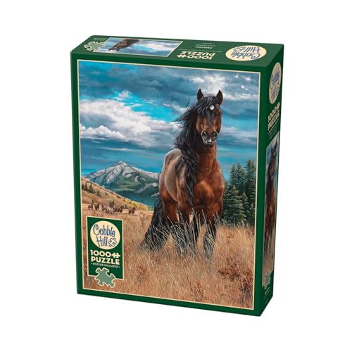 Cobble Hill 3840190 Wildpferd in Freiheit, 1000 Teile Puzzle inkl. Puzzleposter für Erwachsene und Kinder ab 12 Jahren, Landschaftspuzzle, Pferdepuzzle Cobble Hill 3840190 Wildpferd in Freiheit, 1000 Teile Puzzle inkl. Puzzleposter für Erwachsene und Kinder ab 12 Jahren, Landschaftspuzzle, Pferdepuzzle von Cobble Hill