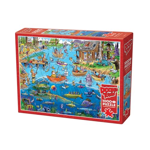 Cobble Hill 3844503 Verrückter Angelausflug, 1000 Teile Puzzle inkl. Puzzleposter für Erwachsene und Kinder ab 12 Jahren, Wimmelbild, Cartoon Cobble Hill 3844503 Verrückter Angelausflug, 1000 Teile Puzzle inkl. Puzzleposter für Erwachsene und Kinder ab 12 Jahren, Wimmelbild, Cartoon von Cobble Hill