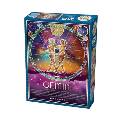 Cobble Hill 3845013 Sternzeichen Zwilling, Gemini, 500 Teile Puzzle inkl. Puzzleposter für Erwachsene und Kinder ab 12 Jahren, Sternzeichenpuzzle, Astrologie Cobble Hill 3845013 Sternzeichen Zwilling, Gemini, 500 Teile Puzzle inkl. Puzzleposter für Erwachsene und Kinder ab 12 Jahren, Sternzeichenpuzzle, Astrologie von Cobble Hill