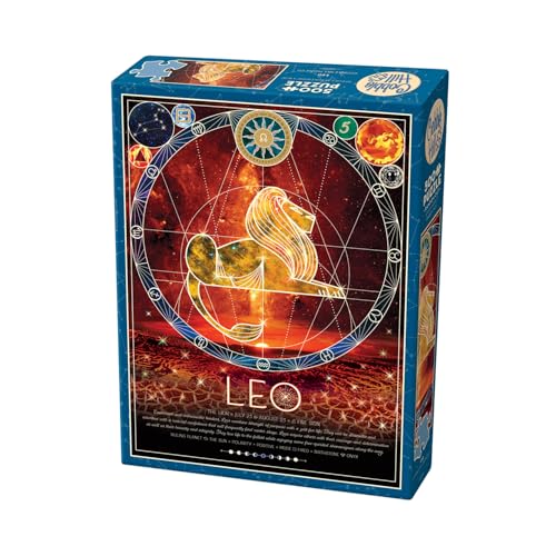 Cobble Hill 3845015 Sternzeichen Löwe, Leo, 500 Teile Puzzle inkl. Puzzleposter für Erwachsene und Kinder ab 12 Jahren, Sternzeichenpuzzle, Astrologie Cobble Hill 3845015 Sternzeichen Löwe, Leo, 500 Teile Puzzle inkl. Puzzleposter für Erwachsene und Kinder ab 12 Jahren, Sternzeichenpuzzle, Astrologie von Cobble Hill