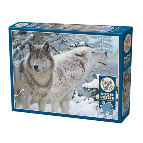 Cobble Hill 3845038 Schnee, 500 Teile Puzzle inkl. Puzzleposter für Erwachsene und Kinder ab 12 Jahren, Landschaftspuzzle, Wolf, Winter, Tierpuzzle Cobble Hill 3845038 Schnee, 500 Teile Puzzle inkl. Puzzleposter für Erwachsene und Kinder ab 12 Jahren, Landschaftspuzzle, Wolf, Winter, Tierpuzzle von Cobble Hill