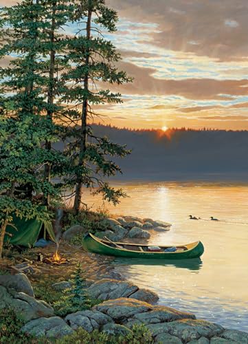 Cobble Hill 3845053 Canoe Lake, 500 Teile Puzzle inkl. Puzzleposter für Erwachsene und Kinder ab 12 Jahren, Landschaftspuzzle, Sonnenuntergang Cobble Hill 3845053 Canoe Lake, 500 Teile Puzzle inkl. Puzzleposter für Erwachsene und Kinder ab 12 Jahren, Landschaftspuzzle, Sonnenuntergang von Cobble Hill