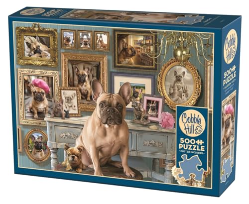 Cobble Hill 3845111 Französische Bulldogge, 500 Teile Puzzle inkl. Puzzleposter für Erwachsene und Kinder ab 12 Jahren, Hundepuzzle Cobble Hill 3845111 Französische Bulldogge, 500 Teile Puzzle inkl. Puzzleposter für Erwachsene und Kinder ab 12 Jahren, Hundepuzzle von Cobble Hill