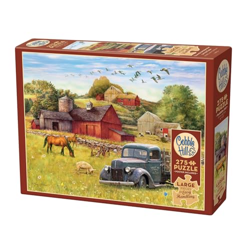 Cobble Hill 3848013 Farm im Sommer, 275 Teile Puzzle, Kinderpuzzle mit großen Teilen inkl. Puzzleposter, für Kinder ab 9 Jahren, Bauernhof Cobble Hill 3848013 Farm im Sommer, 275 Teile Puzzle, Kinderpuzzle mit großen Teilen inkl. Puzzleposter, für Kinder ab 9 Jahren, Bauernhof von Cobble Hill