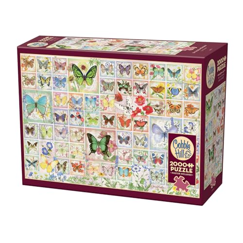 Cobble Hill 3849011 Schmetterlinge und Blüten Collage, 2000 Teile Puzzle inkl. Puzzleposter für Erwachsene und Kinder ab 12 Jahren, Puzzlecollage, Blumen, Falter Cobble Hill 3849011 Schmetterlinge und Blüten Collage, 2000 Teile Puzzle inkl. Puzzleposter für Erwachsene und Kinder ab 12 Jahren, Puzzlecollage, Blumen, Falter von Cobble Hill