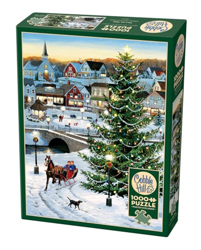 Cobble Hill 40221 Puzzle, Dorfbaum-Beispielposter inklusive von Cobble Hill