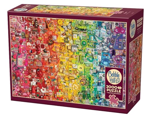 Cobble Hill Puzzle mit 2000 Teilen – Regenbogen – Beispielposter enthalten von Cobble Hill