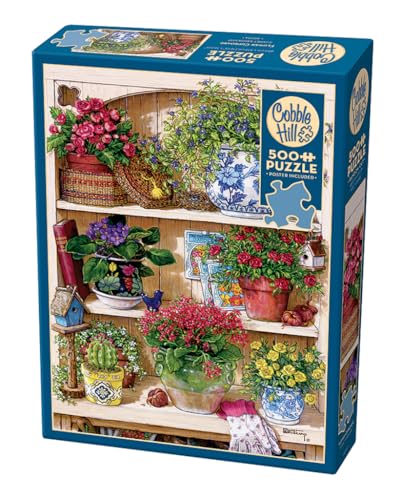 Cobble Hill 500 Teile Puzzle – Blumenschrank – Probeposter enthalten von Cobble Hill