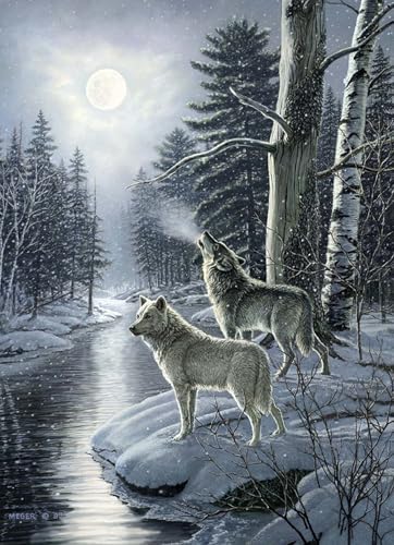 Cobble Hill 51811 Puzzles – Wolves by Moonlight von Cobble Hill