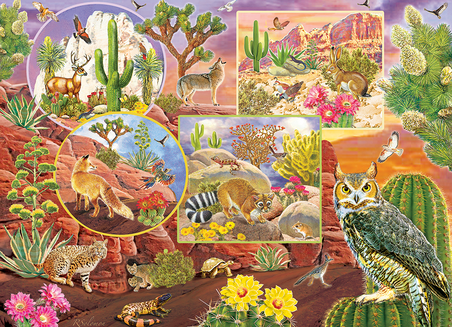 Cobble Hill Desert Magic 350 Teile Puzzle Cobble-Hill-47002 von Cobble Hill