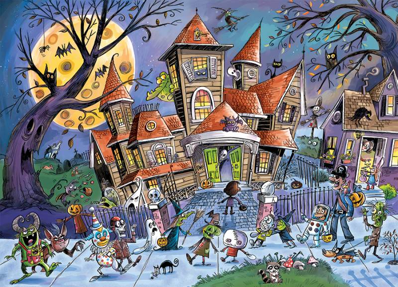 Cobble Hill Haunted House 350 Teile Puzzle Cobble-Hill-47017 von Cobble Hill